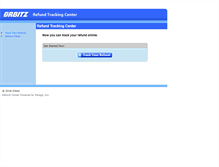 Tablet Screenshot of orbitzrefunds.com